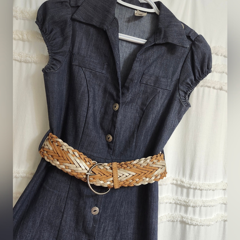 Denim Dress, Size Small.